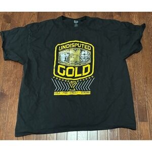 WWE Adam Cole Undisputed Gold Shirt 3XL‎